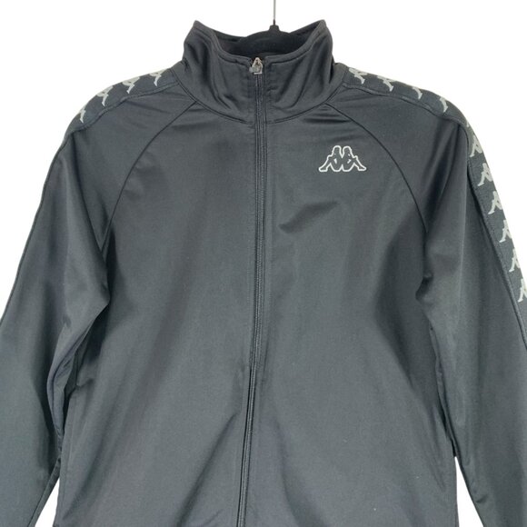 Kappa Men's Sweatshirt Kappa Full Zip Jacket black  sz small - Picture 9 of 16